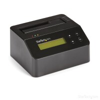 StarTech.com USB 3.0 Standalone Eraser Dock for 2.5" & 3.5" SATA Drives - Festplattenlöscher - Schwarz
