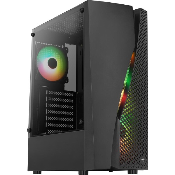 AEROCOOL ADVANCED TECHNOLOGIES Geh Midi Wave v3 B/Win/RGB mi.ATX/ATX/ITX - Midi/Minitower - ATX