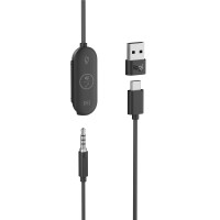 Logitech Zone Wired Earbuds Teams GRAPHITE