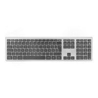 DIGITUS DA-20159 - Kabelloses Tastatur, Deutsches Layout 2.4 GHz, QWERTZ, ABS, Grau