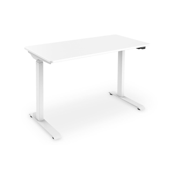DIGITUS DA-90407 - Elektrisch höhenverstellbarer Tisch120x60x18cm top 50kg Last, weiß