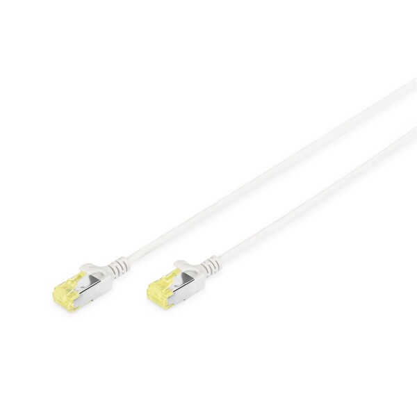 DIGITUS DK-1624-A-020S - CAT 6A U-FTP Slim Patchkabel, Cu, LSZH AWG 28/7, Länge 2 m, Farbe grau
