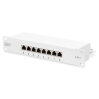 DIGITUS DN-10-SET-3 - 10 Zoll Netzwerk Set, inkl. 12HE Wandgehäuse, grau und diversen Komponenten