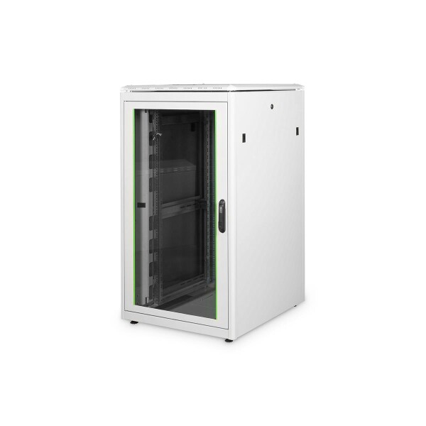 DIGITUS DN-19-26U-8/8-1 - 26HE Netzwerkschrank, Unique 1342x800x800 mm, Farbe Grau (RAL 7035)