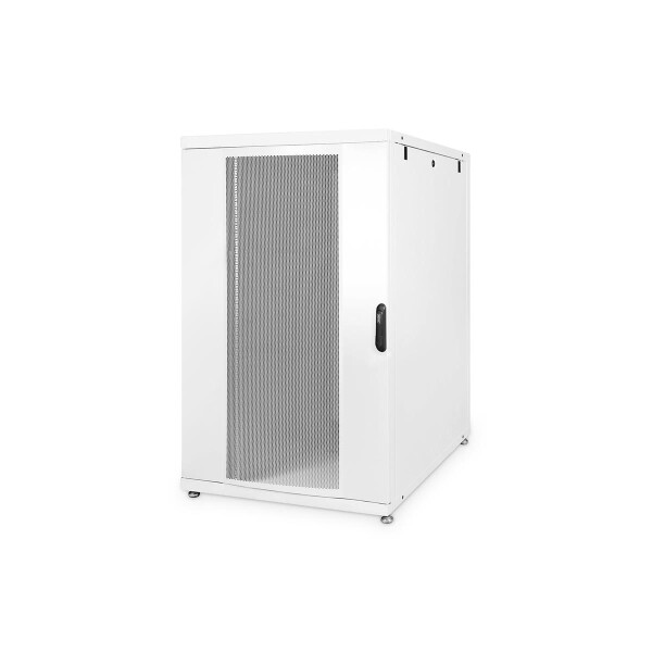 DIGITUS DN-19-SRV-26U-8-N-1 - 26HE Serverschrank, Unique, 1260x800x1000 mm perforierte Stahltüren, grau (RAL 7035)