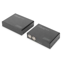DIGITUS DS-55505 - HDBaseT 2.0 HDMI KVM Extender Set 4K/60Hz (4:2:0), 6x USB