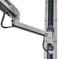 Ergotron LX Sit-Stand Wall Mount LCD Arm - 11,3 kg - 106,7 cm (42 Zoll) - 75 x 75 mm - 200 x 100 mm - Edelstahl