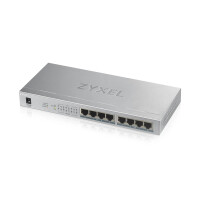 ZyXEL GS1008HP - Unmanaged - Gigabit Ethernet (10/100/1000) - Power over Ethernet (PoE)