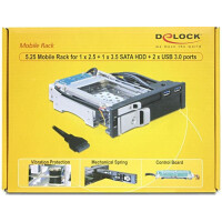 Delock 47209 - 13,3 cm (5.25 Zoll) - I/O ports panel -...