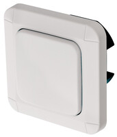 Brennenstuhl BrematicPRO Funk-Einbauwandschalter Unterputz UPWS 868 01 W1000 - Tasten - Kabellos - Weiß - IP20 - 868.3 MHz - 100 m - 80 mm