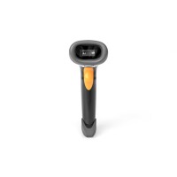 DIGITUS DA-81002 - 2D Barcode Scanner, Bi-direktional 200 Scans/sek, 2 m USB-RJ45 Kabel, mit Halterung