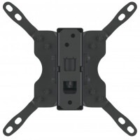 Manhattan Universal TV-Wandhalterung - neig- und schwenkbar - Ein Schwenkarm - geeignet für Bildschirme von 13" bis 42"* und bis zu 20 kg - Wandabstand 60 bis 190 mm - schwarz - 20 kg - 33 cm (13") - 106,7 cm (42") - 75 x 75 mm - 200 x 200 mm - Schwarz