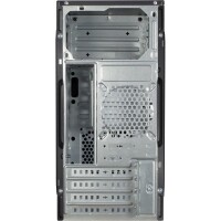 Inter-Tech IT-6505 Retro - Micro Tower - PC - Schwarz - micro ATX - 14 cm - 29 cm