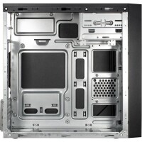 Inter-Tech IT-6505 Retro - Micro Tower - PC - Schwarz - micro ATX - 14 cm - 29 cm