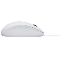 Logitech B100 - optische Maus - weiß