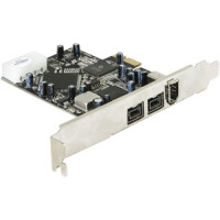 Delock PCI Express card FireWire A / B -...