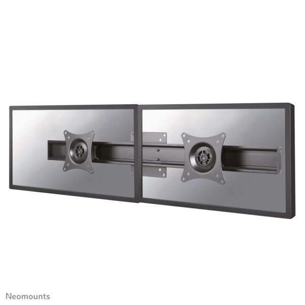 Neomounts by Newstar Querleiste - 7 kg - 25,4 cm (10 Zoll) - 68,6 cm (27 Zoll) - 75 x 75 mm - 100 x 100 mm - Schwarz