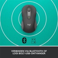 Logitech Signature M650 L Wireless Mouse - Maus - 2.000 dpi