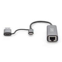 DIGITUS DN-3028 - USB3.0/USB C 3.1 to 2.5G Ethernet Adapter