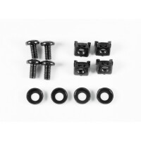 Inter-Tech 88887353 - Schwarz - Stahl - 40 kg - 1U - 48,3...