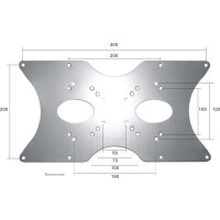 Neomounts by Newstar Vesa-Platte - Silber - 35 kg - 50 x...