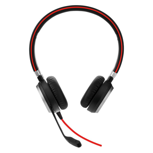 Jabra Evolve 40 UC Stereo - Kopfhörer - Kopfband - Büro/Callcenter - Schwarz - Binaural - China