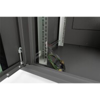 DIGITUS DN-19-09U-EC-SW - 9HE Wandgehäuse 474x600x450 mm, Farbe Schwarz (RAL 9005)