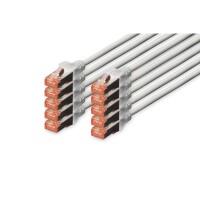 DK-1644-0025-10 - CAT 6 S-FTP Patchkabel, Cu, LSZH AWG...