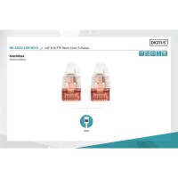 DK-1644-100-WH-5 - CAT 6 S-FTP Patchkabel, Cu, LSZH AWG...
