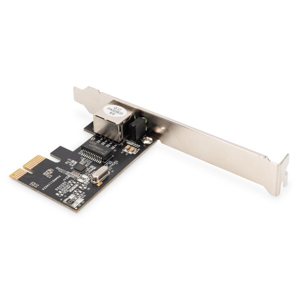 DIGITUS DN-10130-1 - Gigabit Ethernet PCI Express Karte 32-Bit, Low-Profile-Halterung,Realtek RTL8111H