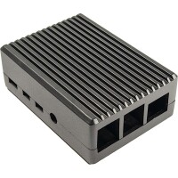 Inter-Tech 88887359 - Hülle - Raspberry Pi - Raspberry Pi - Schwarz - Aluminium - 90 mm