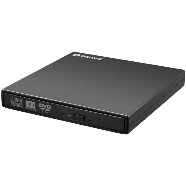 SANDBERG USB Mini DVD Burner - Schwarz - Desktop / Laptop - DVD Super Multi - USB 2.0 - CD-R - CD-ROM - CD-RW - DVD-R - DVD-ROM - DVD-RW - 24x