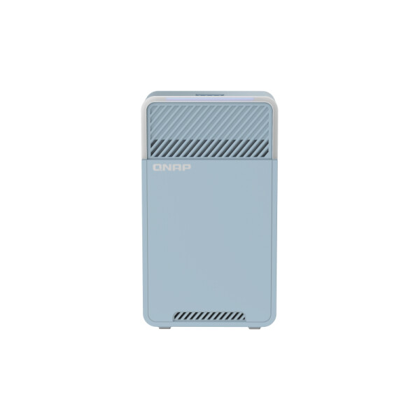 QNAP QMiro-201W - Wi-Fi 5 (802.11ac) - Dual-Band (2,4 GHz/5 GHz) - Eingebauter Ethernet-Anschluss - Blau - Tabletop-Router