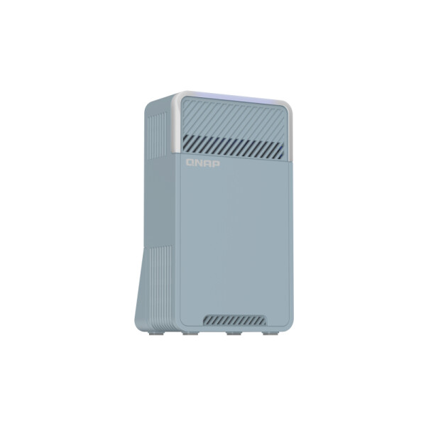 QNAP QMiro-201W - Wi-Fi 5 (802.11ac) - Dual-Band (2,4 GHz/5 GHz) - Eingebauter Ethernet-Anschluss - Blau - Tabletop-Router