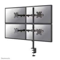 Neomounts FPMA-D550D4BLACK Monitorarm 13-32" - Klemme/Durchführung - 33 cm (13") - 81,3 cm (32") - 100 x 100 mm - Höhenverstellung - Schwarz