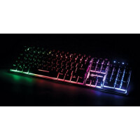 Manhattan USB-Gaming-Tastatur mit LEDs und...