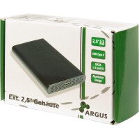 Inter-Tech 88884122 - HDD-Gehäuse - 2.5 Zoll - SATA - Serial ATA II - Serial ATA III - 10 Gbit/s - USB Anschluss - Schwarz