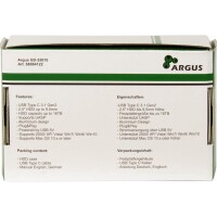 Inter-Tech 88884122 - HDD-Gehäuse - 2.5 Zoll - SATA - Serial ATA II - Serial ATA III - 10 Gbit/s - USB Anschluss - Schwarz