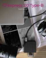 ICY BOX IB-CR404-C31 - CFast 2.0 - Schwarz - 10000 Mbit/s - Aluminium - Leistung - 59 mm