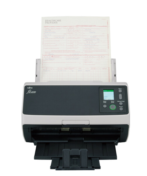 Fujitsu Ricoh fi-8190 - 216 x 355,6 mm - 600 x 600 DPI - 90 Seiten pro Minute - Graustufen - Monochrom - ADF + Scanner mit manueller Zuführung - Schwarz - Grau
