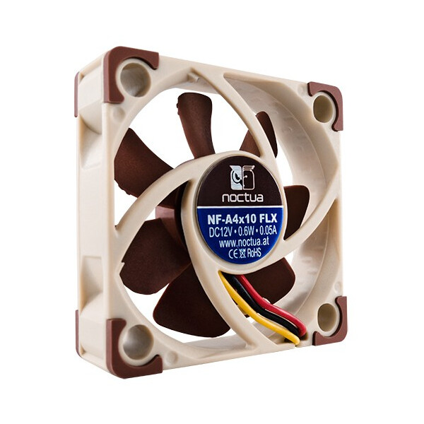 Noctua NF-A4x10 FLX - Ventilator - 4 cm - 3700 RPM - 4500 RPM - 17,9 dB - 8,2 m³/h