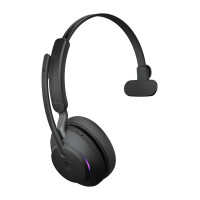 Jabra Evolve2 65 - MS Mono - Kopfhörer - Kopfband - Büro/Callcenter - Schwarz - Monophon - Bluetooth-Pairing - Multi-key - Abspielen/Pause - Track < - Ortung > - Lautstärke + - Lautsärke -