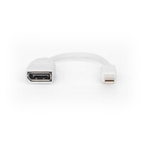 DIGITUS DB-340405-001-W - DisplayPort Adapterkabel, mini...