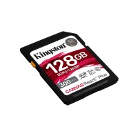 Kingston 128GB Canvas React Plus SDXC UHS-II 300R/260W U3 V90 for Full HD/4K/8K - 128 GB - SD - Klasse 10 - UHS-II - 300 MB/s - 260 MB/s
