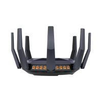 ASUS RT-AX89X AX6000 AiMesh - Wi-Fi 6 (802.11ax) - Dual-Band (2,4 GHz/5 GHz) - Eingebauter Ethernet-Anschluss - 3G - Schwarz - Tabletop-Router