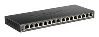 D-Link DGS-1016S - Unmanaged - Gigabit Ethernet (10/100/1000) - Vollduplex