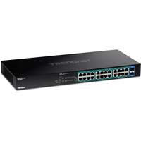 TRENDnet TPE-TG262 - Unmanaged - L2 - Gigabit Ethernet (10/100/1000) - Power over Ethernet (PoE) - Rack-Einbau - 1U