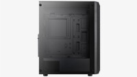 AEROCOOL ADVANCED TECHNOLOGIES Aerocool Beam-G-BK-V1 - Mini Tower - PC - Schwarz - ATX - micro ATX - Mini-ITX - ABS - Metall - Gaming