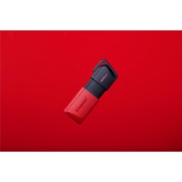 Kingston DataTraveler 128GB USB3.2 Gen1 Exodia M (Schwarz + Rot) - 128 GB - USB Typ-A - 3.2 Gen 1 (3.1 Gen 1) - Dia - 10 g - Schwarz - Rot