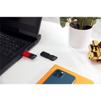 Kingston DataTraveler 128GB USB3.2 Gen1 Exodia M (Schwarz + Rot) - 128 GB - USB Typ-A - 3.2 Gen 1 (3.1 Gen 1) - Dia - 10 g - Schwarz - Rot